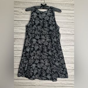 Old Navy little patterned black dress.